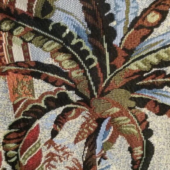 Vintage Thai Burmese Kalaga tapestry embroidered Tassel Elephant Wall Hanging - Picture 9 of 12